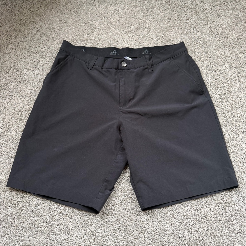 Men's Adidas Ultimate Black Golf Shorts Size 34